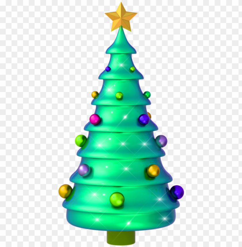 Detail Christmas Tree Clipart Transparent Background Nomer 35