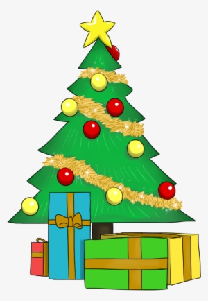 Detail Christmas Tree Clipart Transparent Background Nomer 41