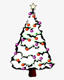 Detail Christmas Tree Clipart Transparent Background Nomer 47