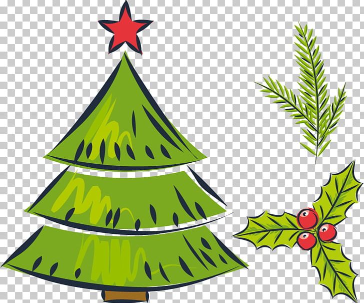 Detail Christmas Tree Drawing Png Nomer 23