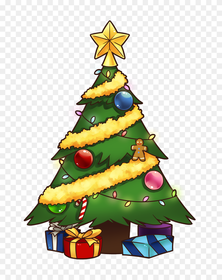 Detail Christmas Tree Free Clipart Nomer 12