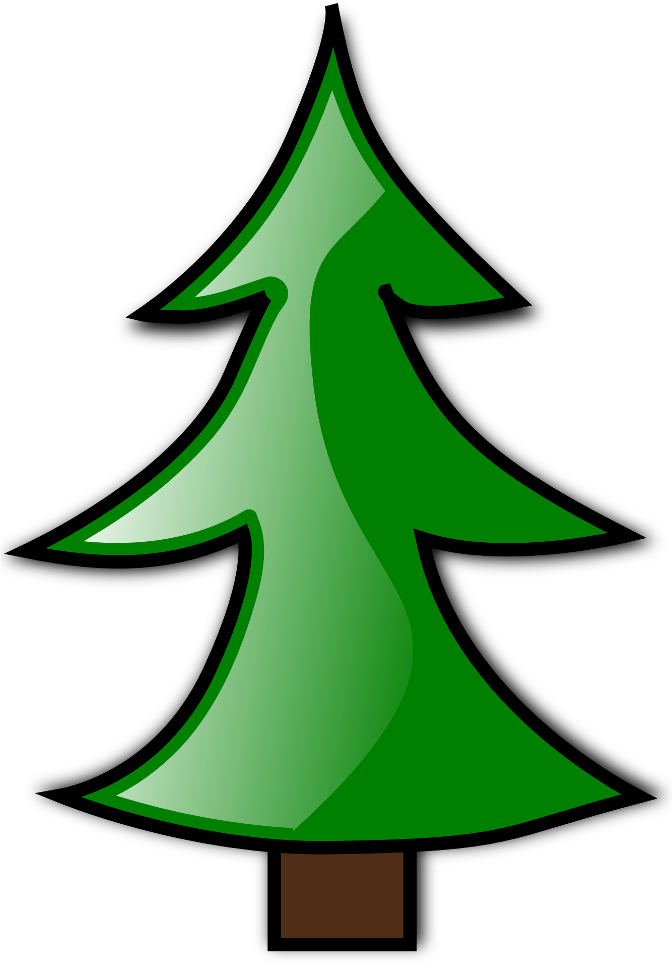 Detail Christmas Tree Free Clipart Nomer 32