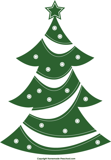 Detail Christmas Tree Free Clipart Nomer 40