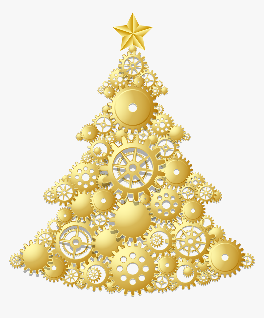 Detail Christmas Tree Gold Png Nomer 11