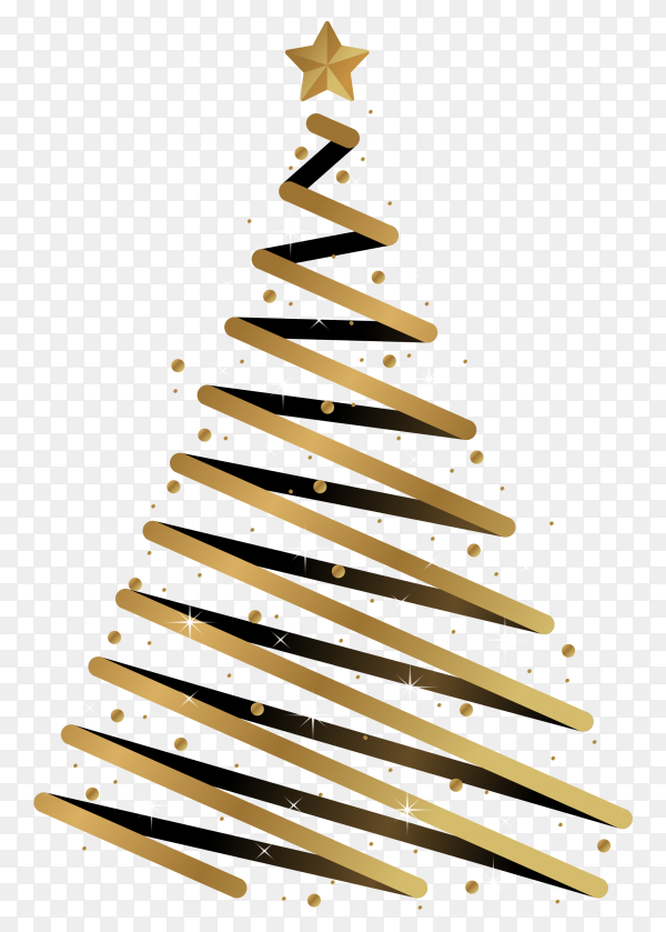 Detail Christmas Tree Gold Png Nomer 21