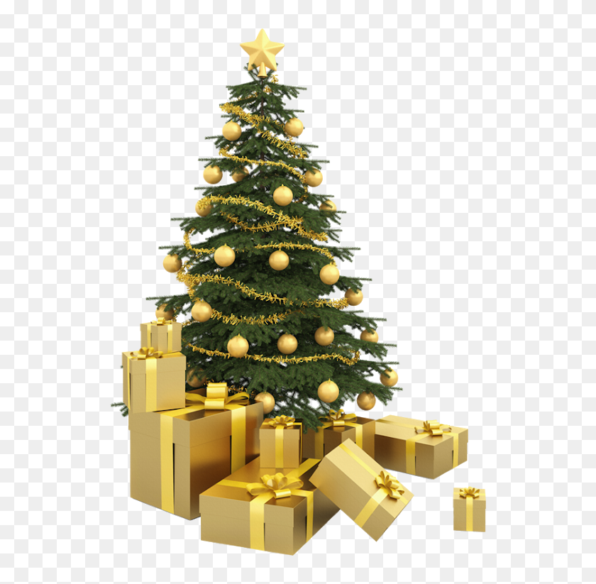 Detail Christmas Tree Gold Png Nomer 24