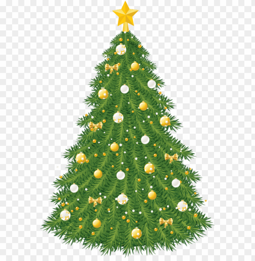 Detail Christmas Tree Gold Png Nomer 33