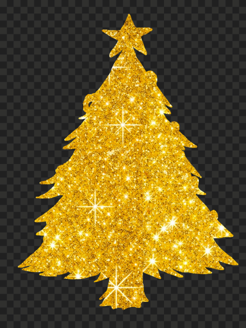 Detail Christmas Tree Gold Png Nomer 6