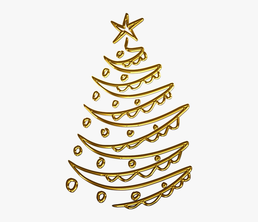 Detail Christmas Tree Gold Png Nomer 52