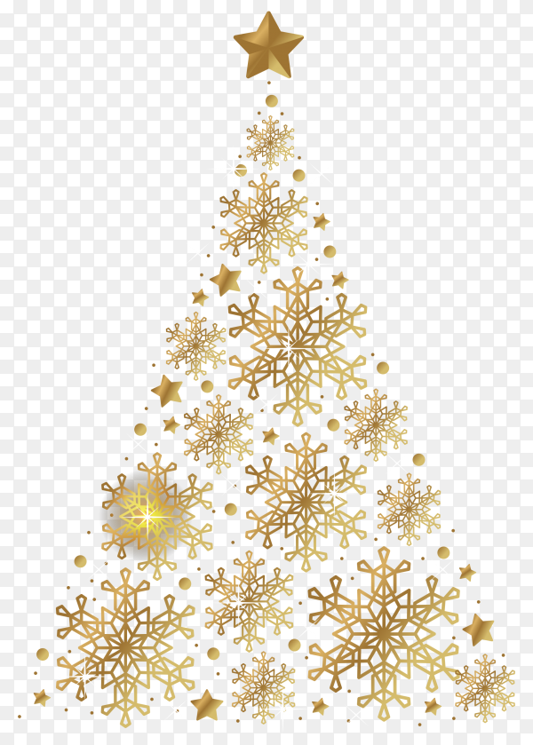 Detail Christmas Tree Gold Png Nomer 9