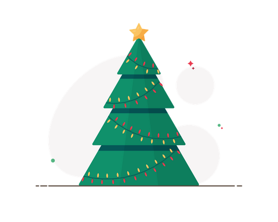 Detail Christmas Tree Illustration Png Nomer 12