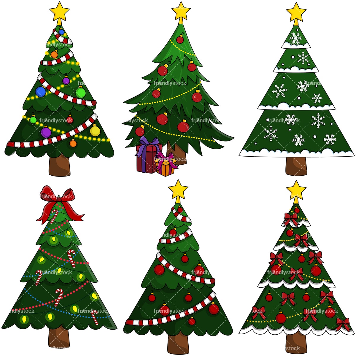 Detail Christmas Tree Images Clipart Nomer 26