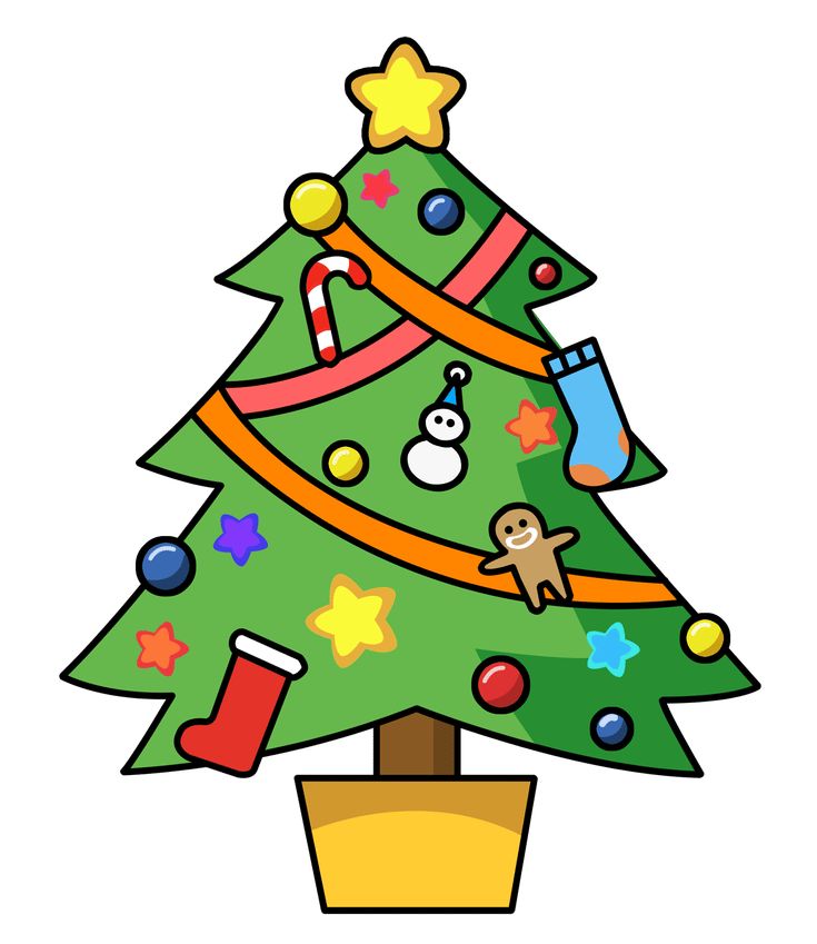 Detail Christmas Tree Images Clipart Nomer 8