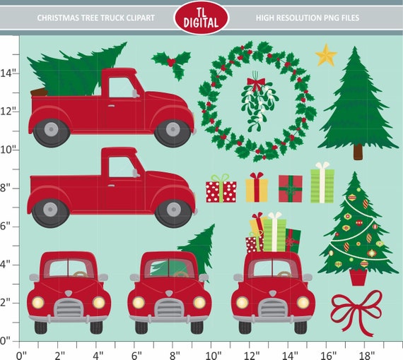 Detail Christmas Tree In Truck Clipart Nomer 41