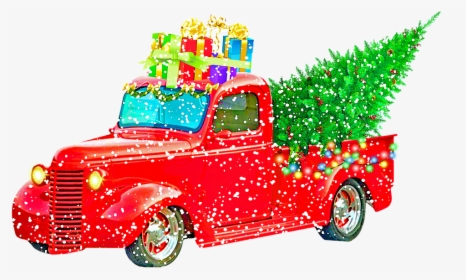 Detail Christmas Tree In Truck Clipart Nomer 47