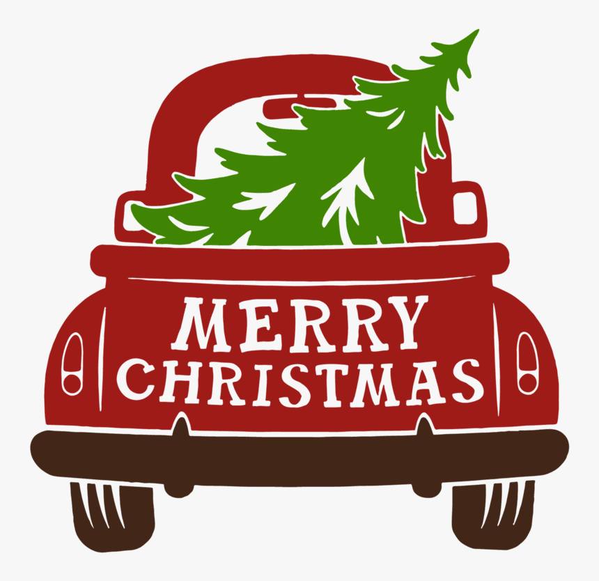 Detail Christmas Tree In Truck Clipart Nomer 7