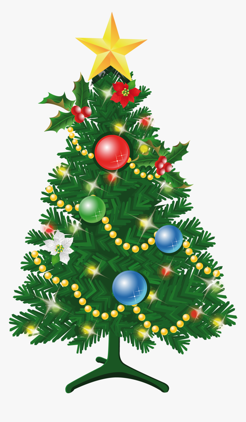 Detail Christmas Tree Png Vector Nomer 5