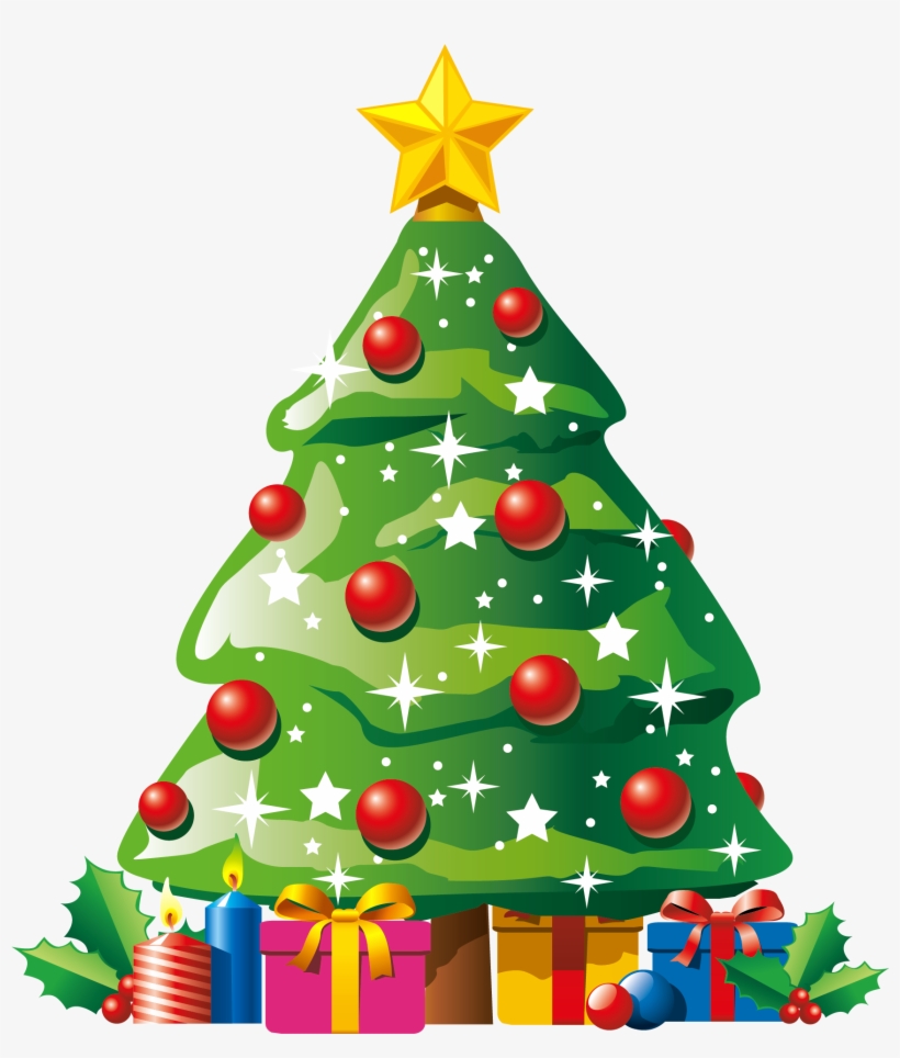 Download Christmas Tree Transparent Nomer 25