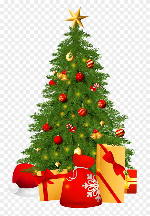 Detail Christmas Tree Transparent Background Nomer 11