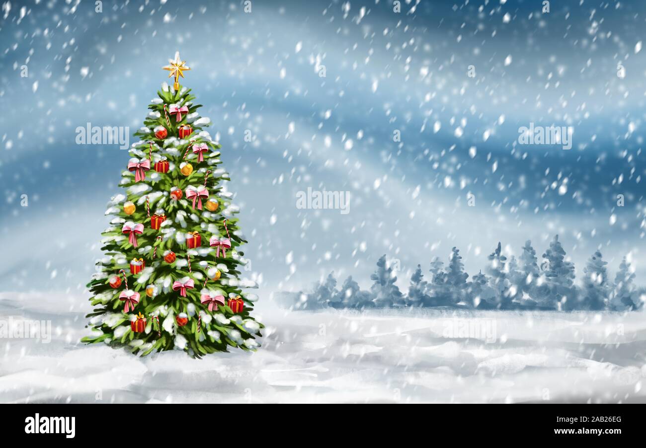 Detail Christmas Tree Wallpaper Nomer 36