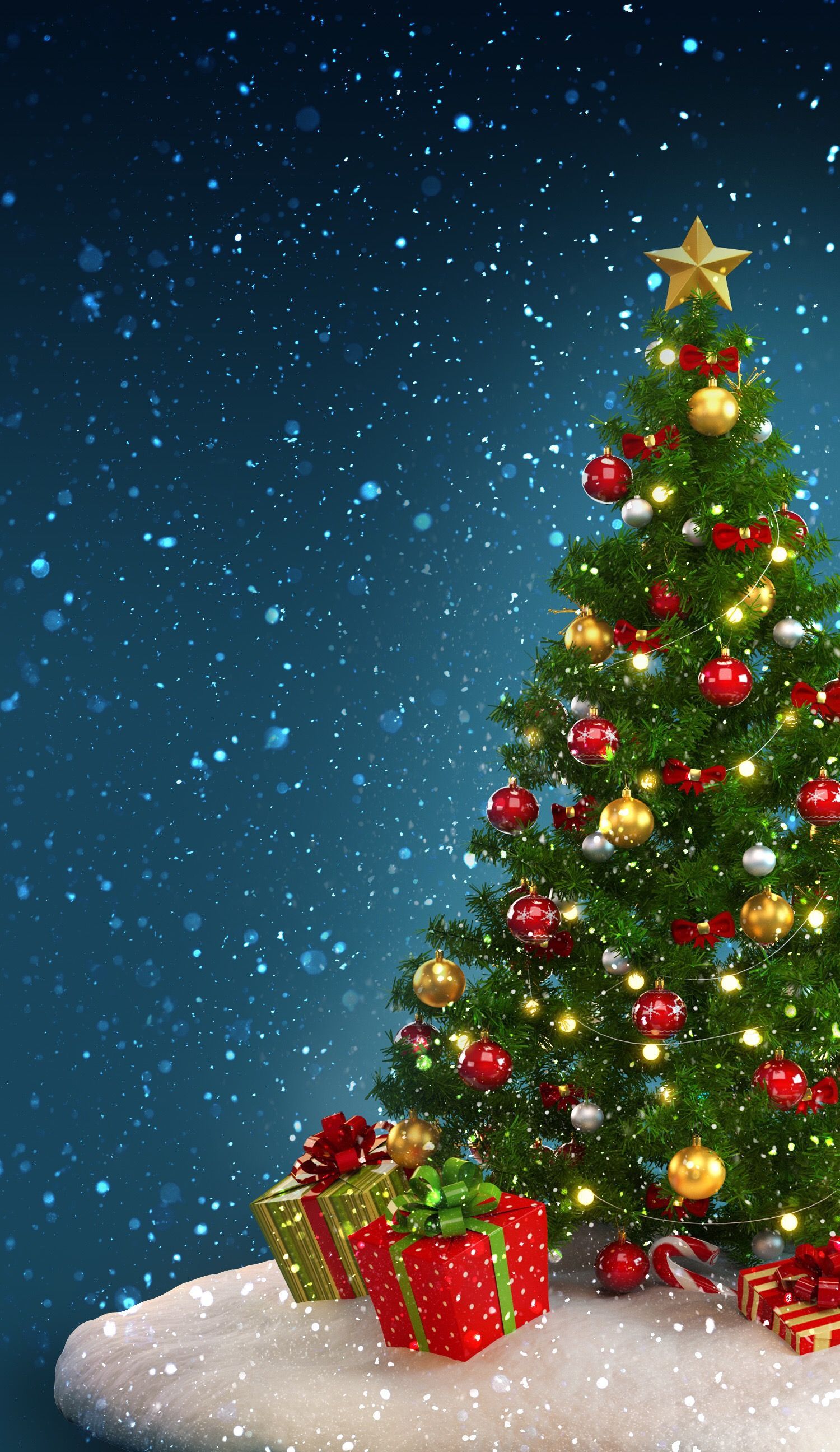 Detail Christmas Tree Wallpaper Hd Nomer 3