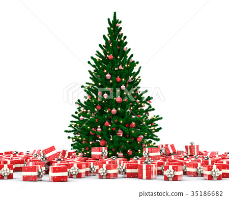 Detail Christmas Tree White Background Nomer 32