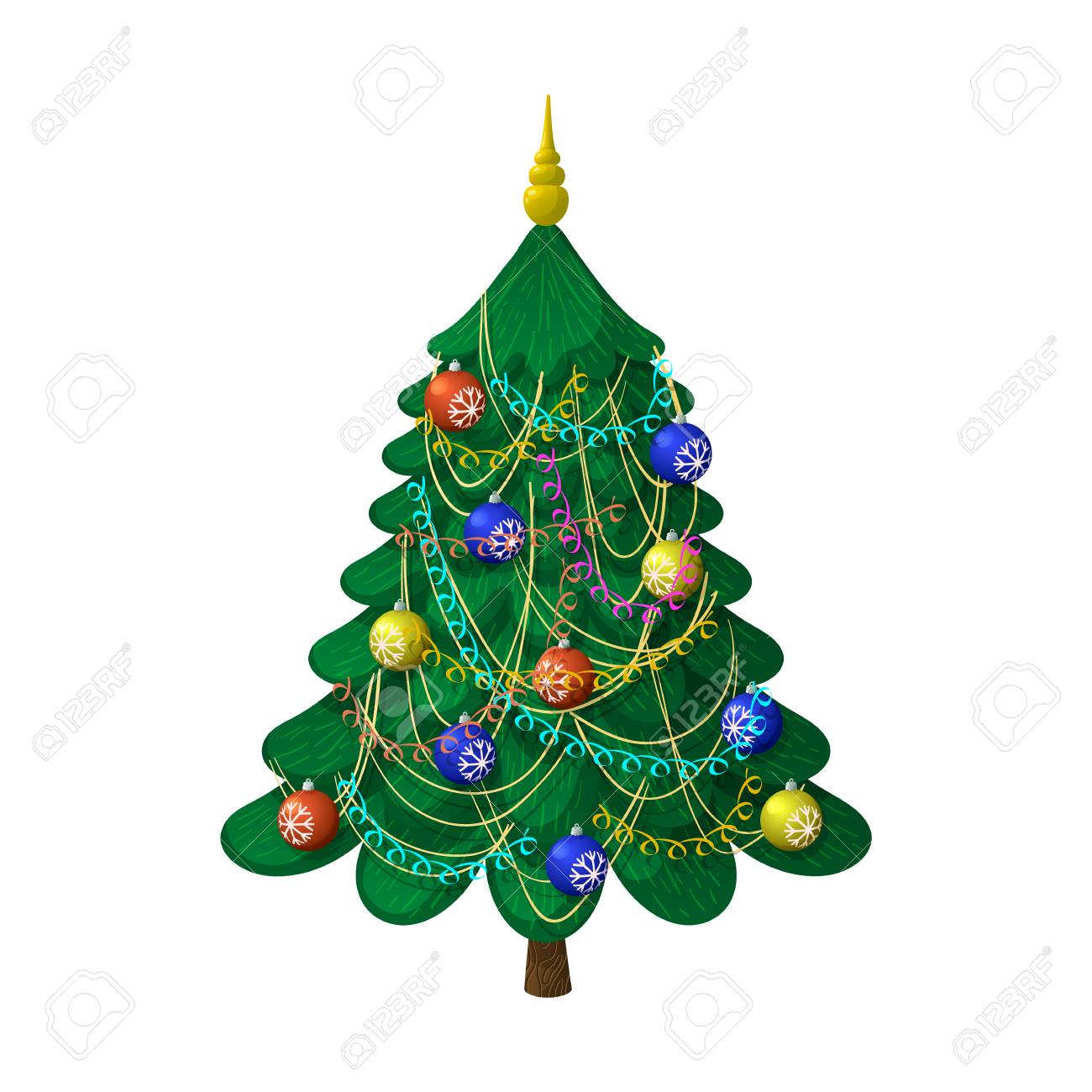 Detail Christmas Tree White Background Nomer 50