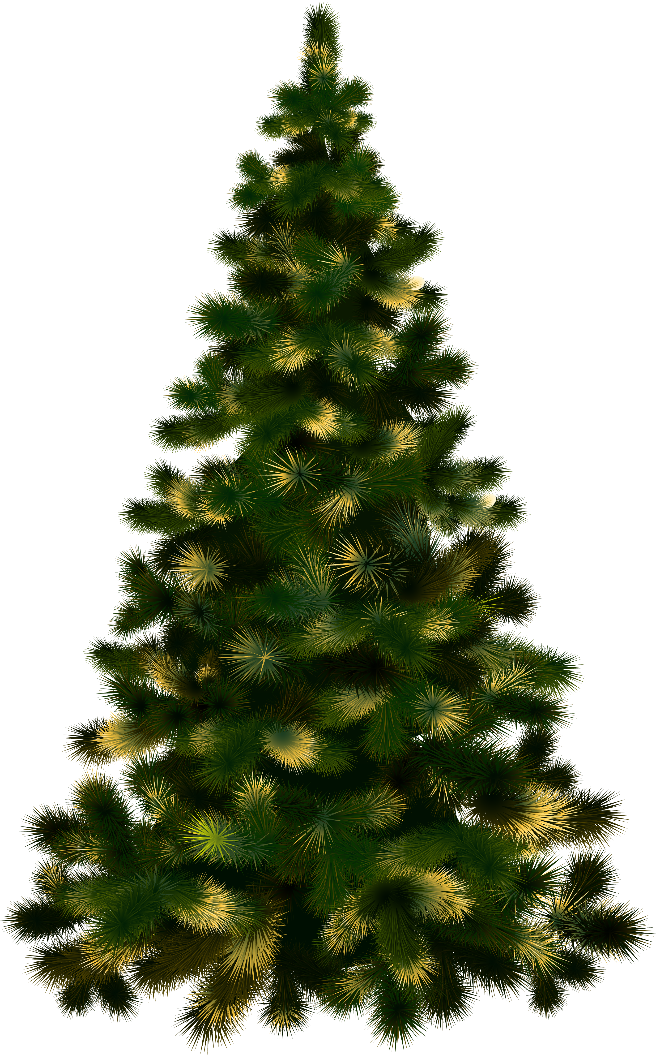 Detail Christmas Tree With Lights Png Nomer 22