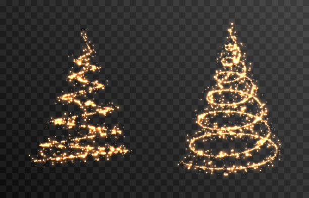 Detail Christmas Tree With Lights Png Nomer 7