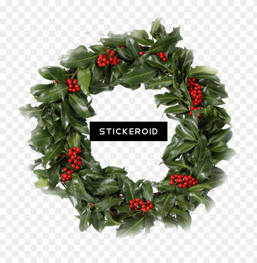 Detail Christmas Wreath Clear Background Nomer 36