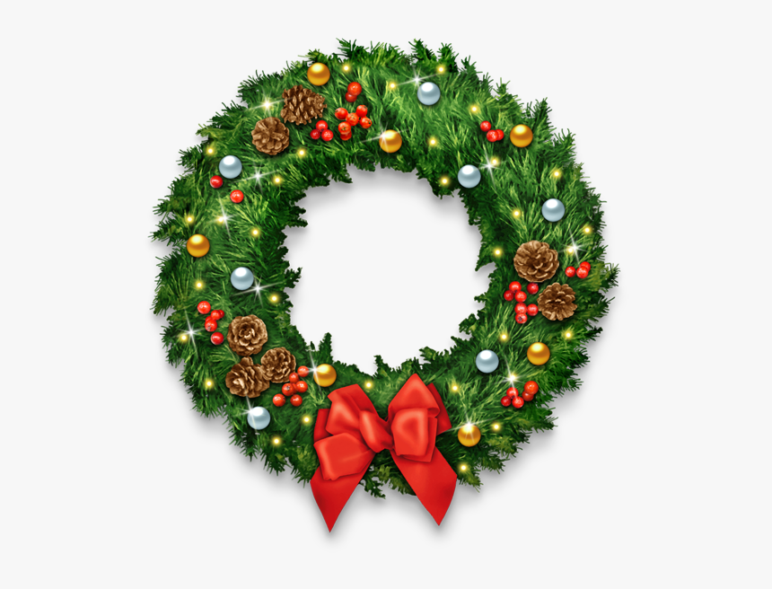 Detail Christmas Wreath Clipart Nomer 48