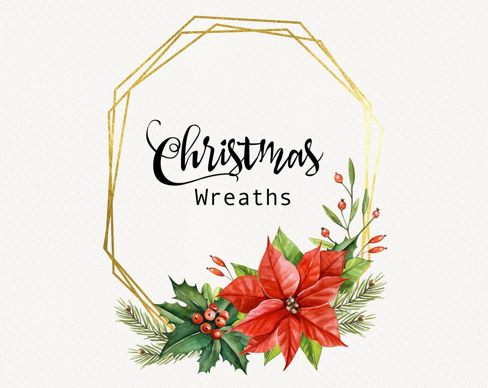 Detail Christmas Wreath Clipart Nomer 49