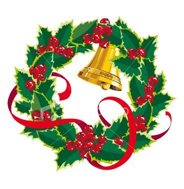 Detail Christmas Wreath Clipart Free Nomer 24