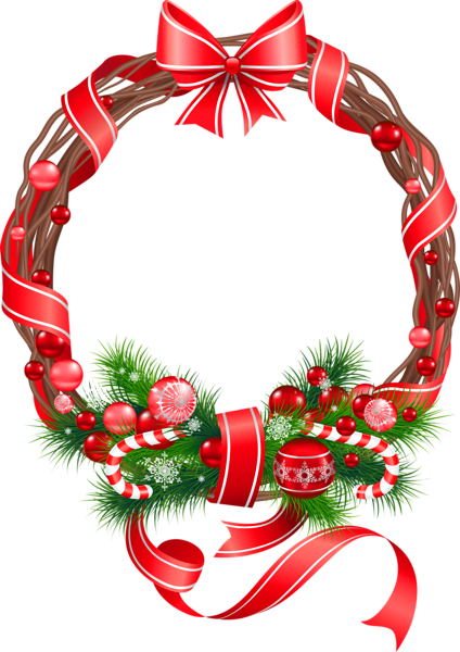 Detail Christmas Wreath Clipart Png Nomer 16