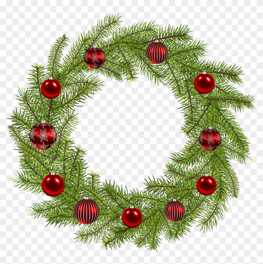 Detail Christmas Wreath Clipart Png Nomer 22