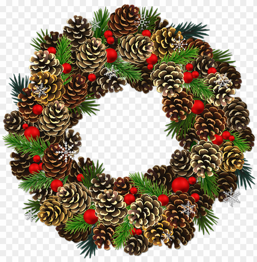 Detail Christmas Wreath Clipart Png Nomer 29