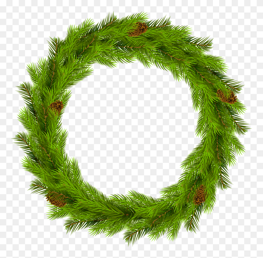 Detail Christmas Wreath Images Clip Art Nomer 17