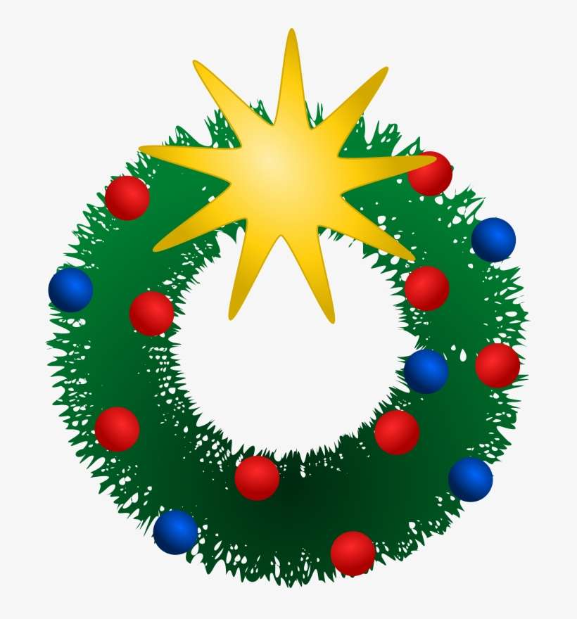 Detail Christmas Wreath Images Clip Art Nomer 24