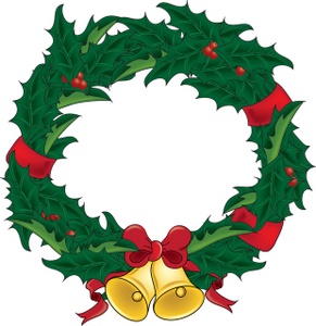 Detail Christmas Wreath Images Clip Art Nomer 37