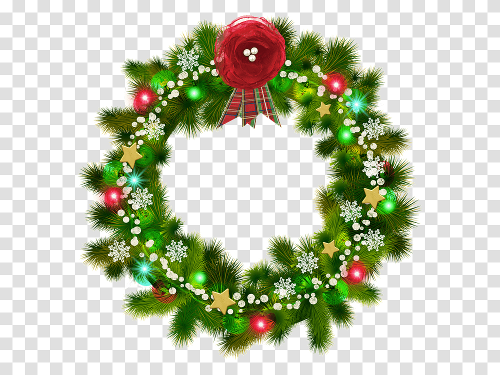 Detail Christmas Wreath Images Clip Art Nomer 45
