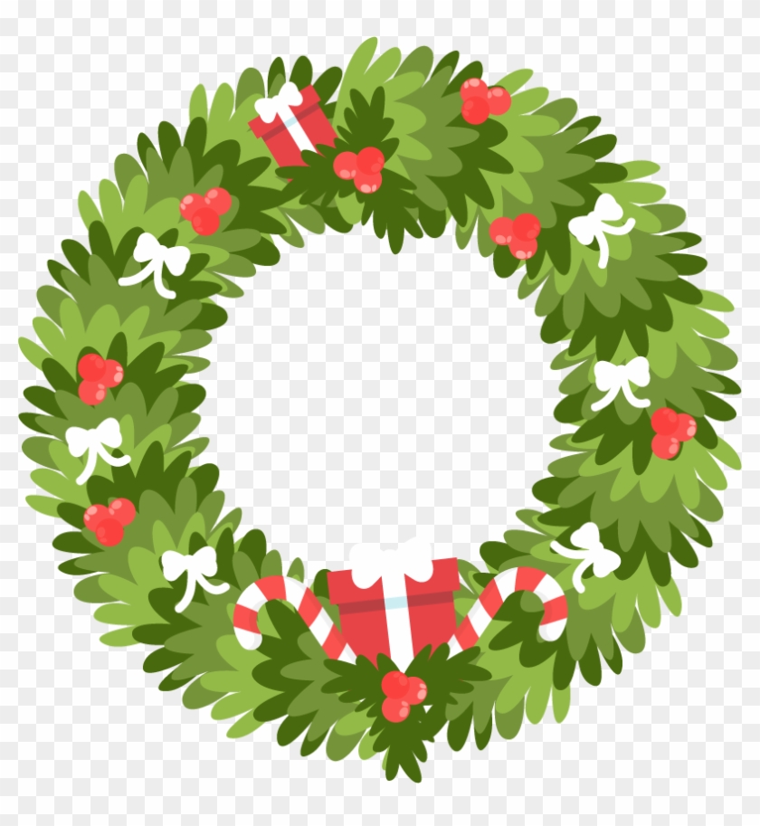 Detail Christmas Wreath Png Nomer 15