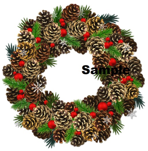 Detail Christmas Wreath Png Nomer 26