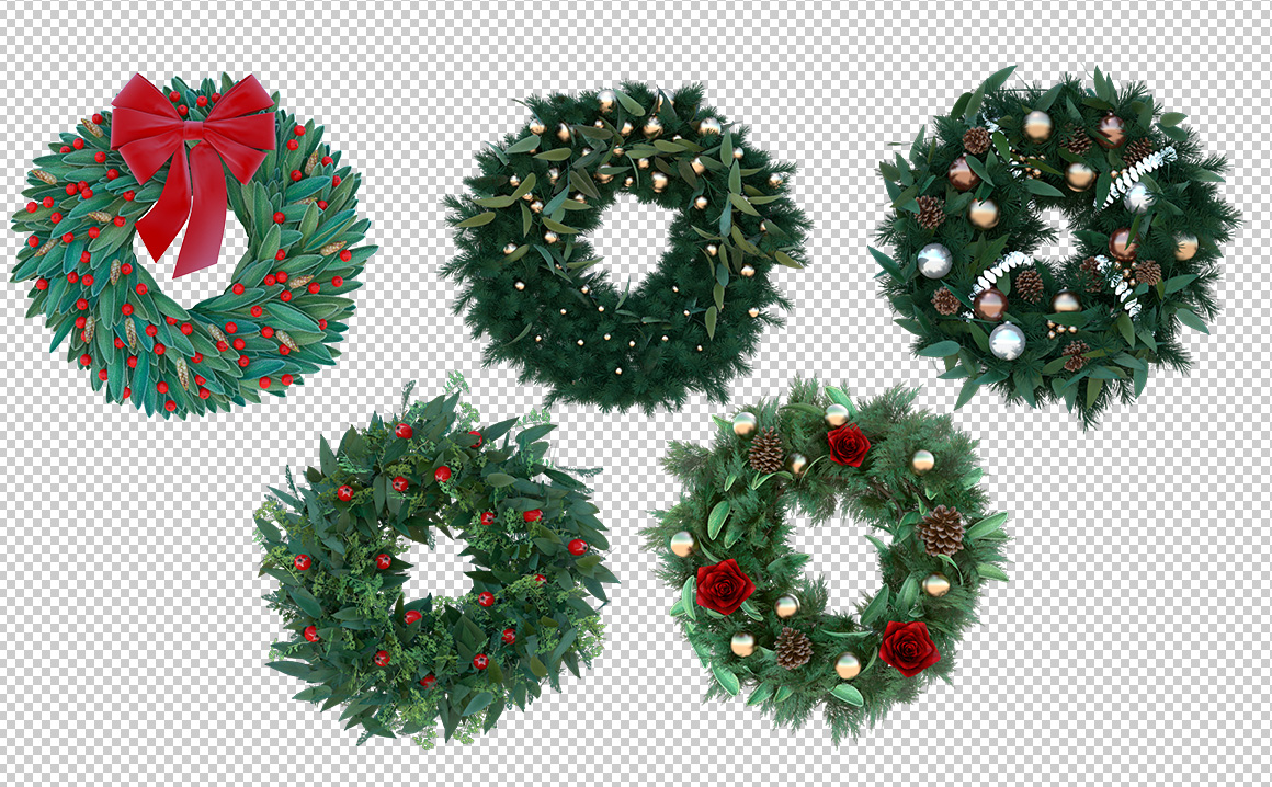 Detail Christmas Wreath Png Nomer 42