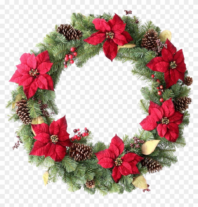 Detail Christmas Wreath Png Transparent Nomer 30