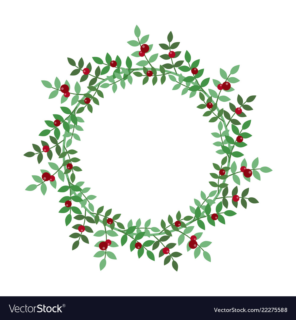 Detail Christmas Wreath Silhouette Vector Nomer 51