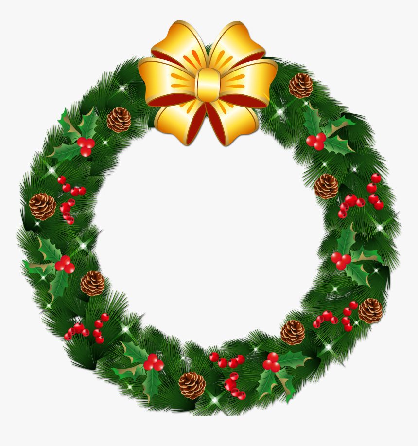 Detail Christmas Wreath Transparent Png Nomer 19