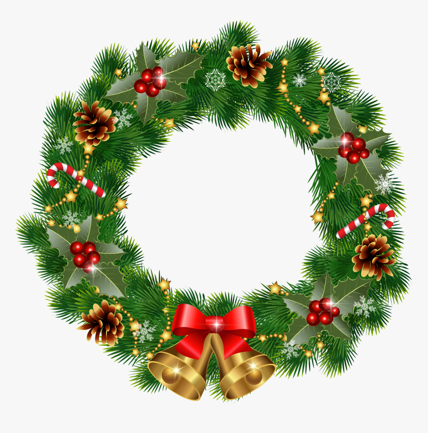 Detail Christmas Wreath Transparent Png Nomer 35