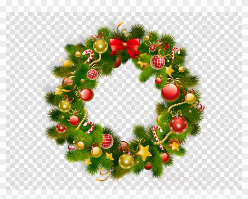 Detail Christmas Wreath Transparent Png Nomer 43