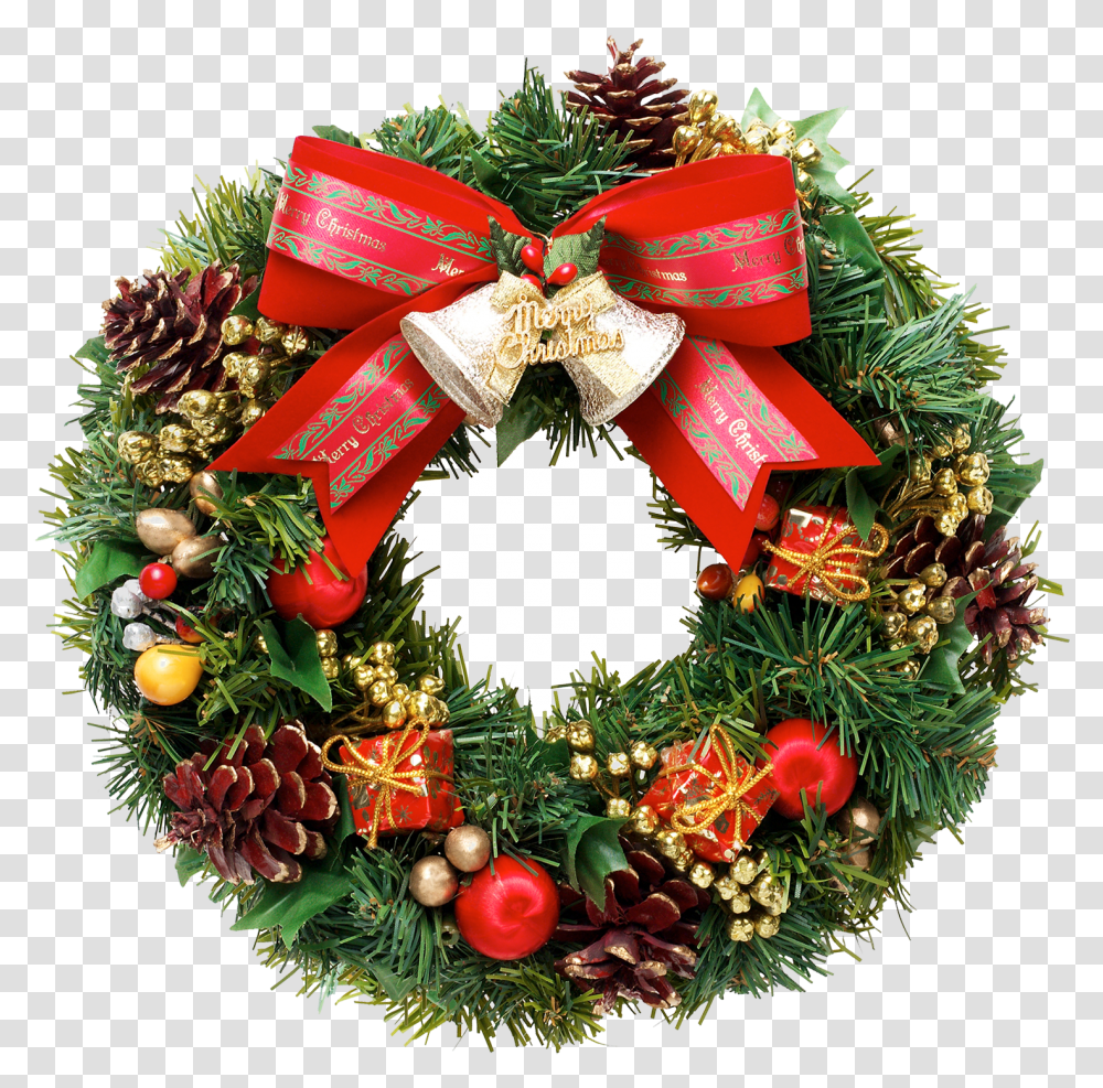 Detail Christmas Wreath Transparent Png Nomer 44