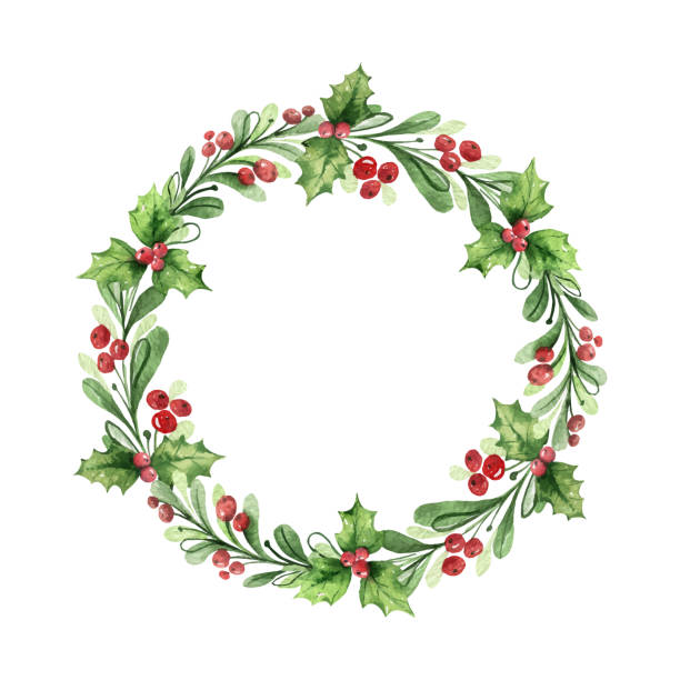 Detail Christmas Wreath Vector Free Nomer 12